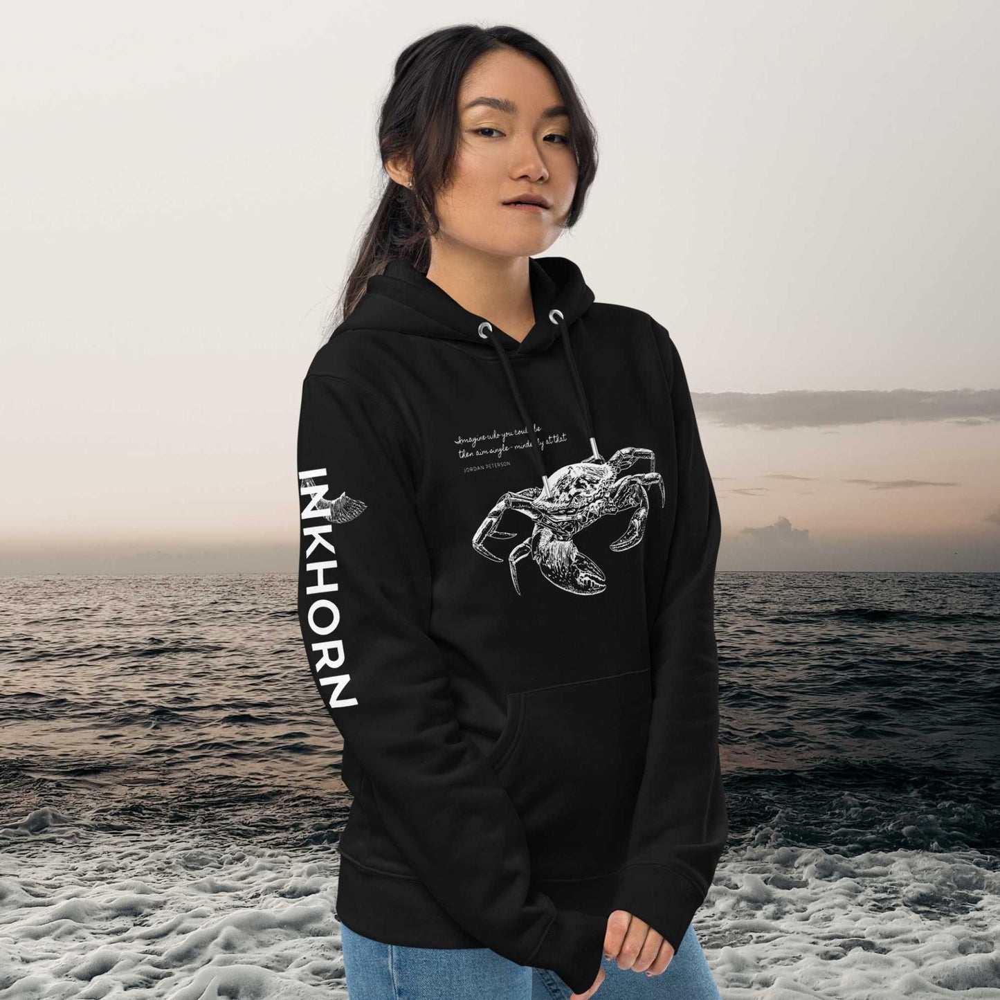 CRAB MENTALITY Ladies Hoodie