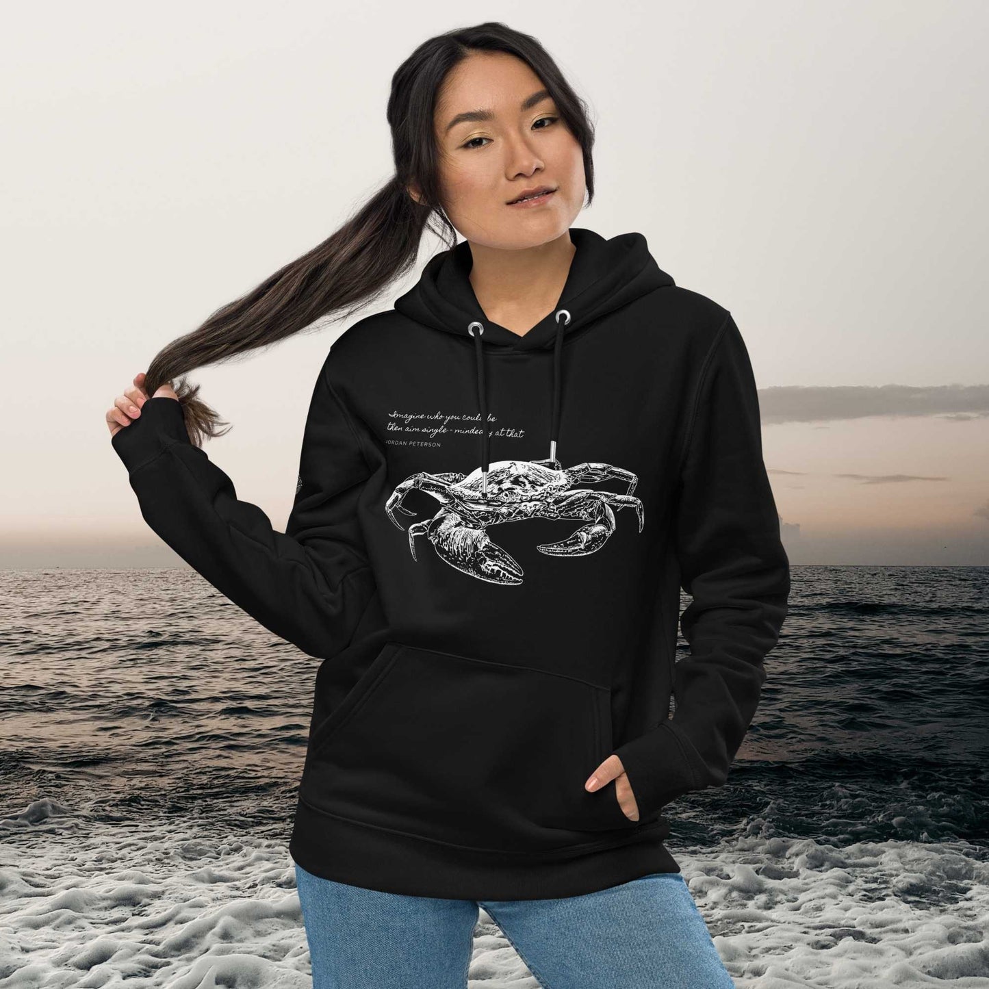 CRAB MENTALITY Ladies Hoodie