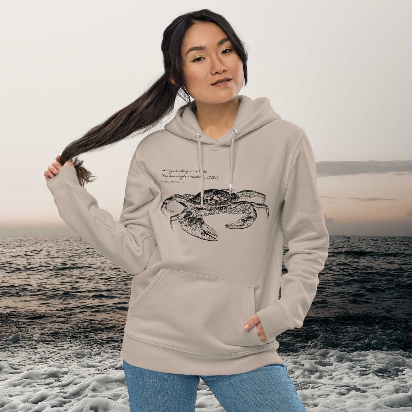 CRAB MENTALITY Ladies Hoodie