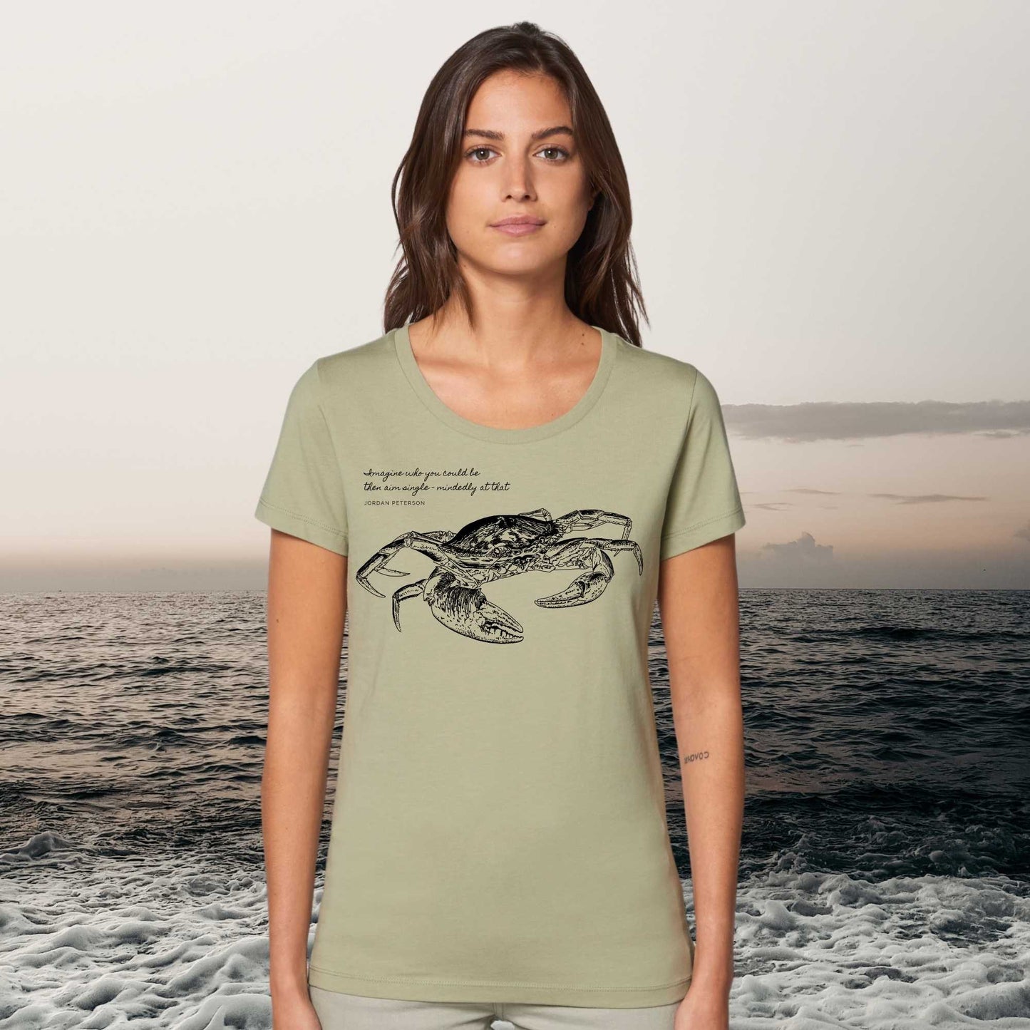 CRAB MENTALITY Ladies T-Shirt