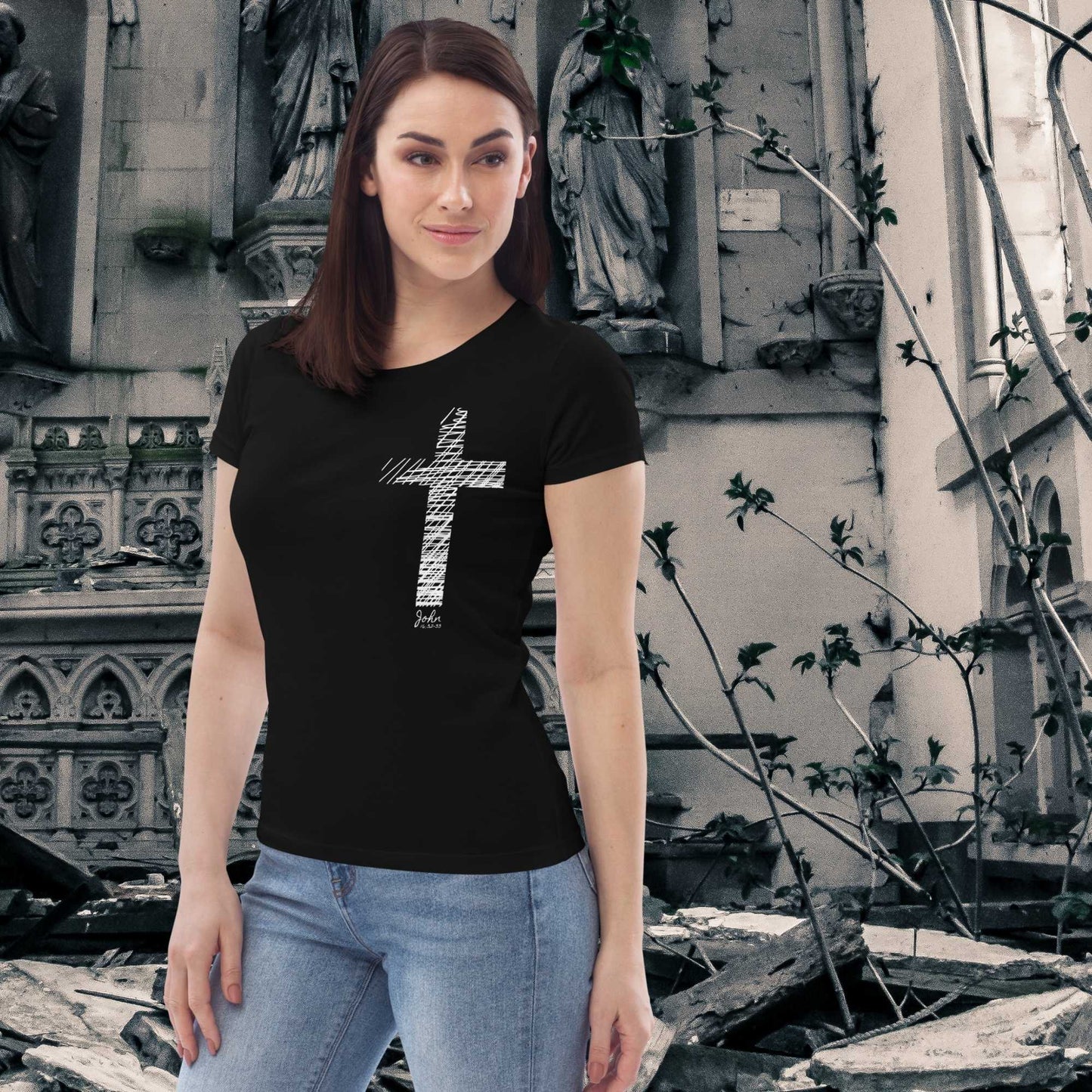 JOHN 16 Ladies T-Shirt